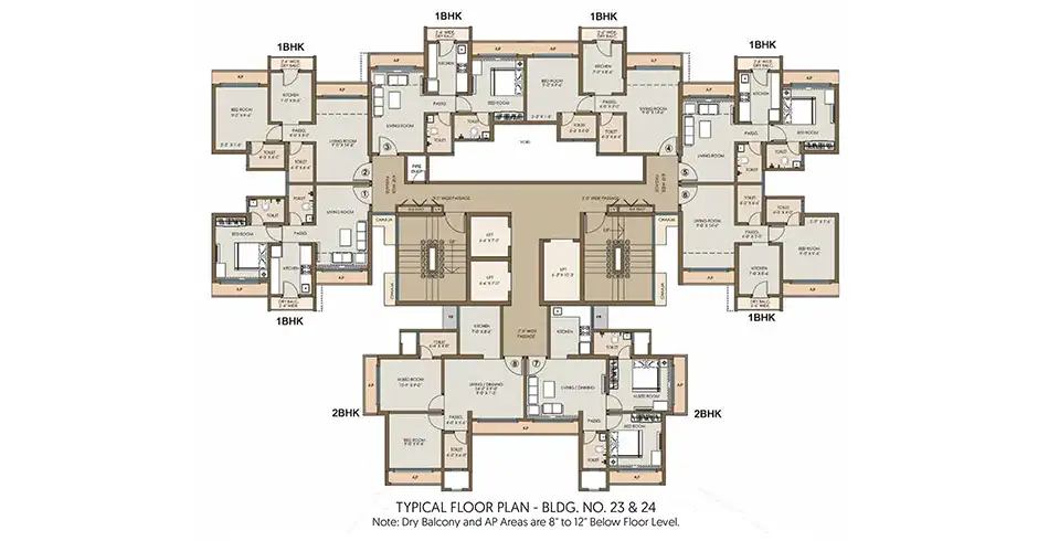 Mayfair Virar Gardens The Promenade Floor Plans
